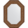 Зеркало Evoform Polygon 80х60 BY 7257 в багетной раме - Виньетка состаренная бронза 109, купить, цена, заказать, магазин, доставка, скидка, промокод, купить, цена, заказать, магазин, доставка, скидка, промокод