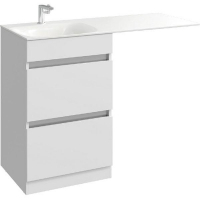 Тумба под раковину Aqwella Form 115 FOR01052 Белая, купить, цена, заказать, магазин, доставка, скидка, промокод, купить, цена, заказать, магазин, доставка, скидка, промокод