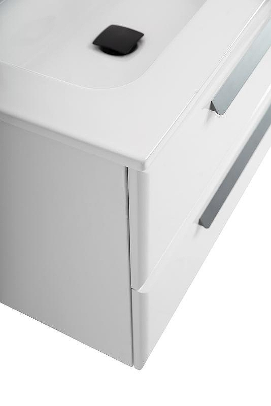 Тумба под раковину Cezares Eco-Cer-N 100 L ECO-CER-N-1000-2C-SO-BL-L подвесная Bianco Lucido без ручек, купить, цена, заказать, магазин, доставка, скидка, промокод, купить, цена, заказать, магазин, доставка, скидка, промокод