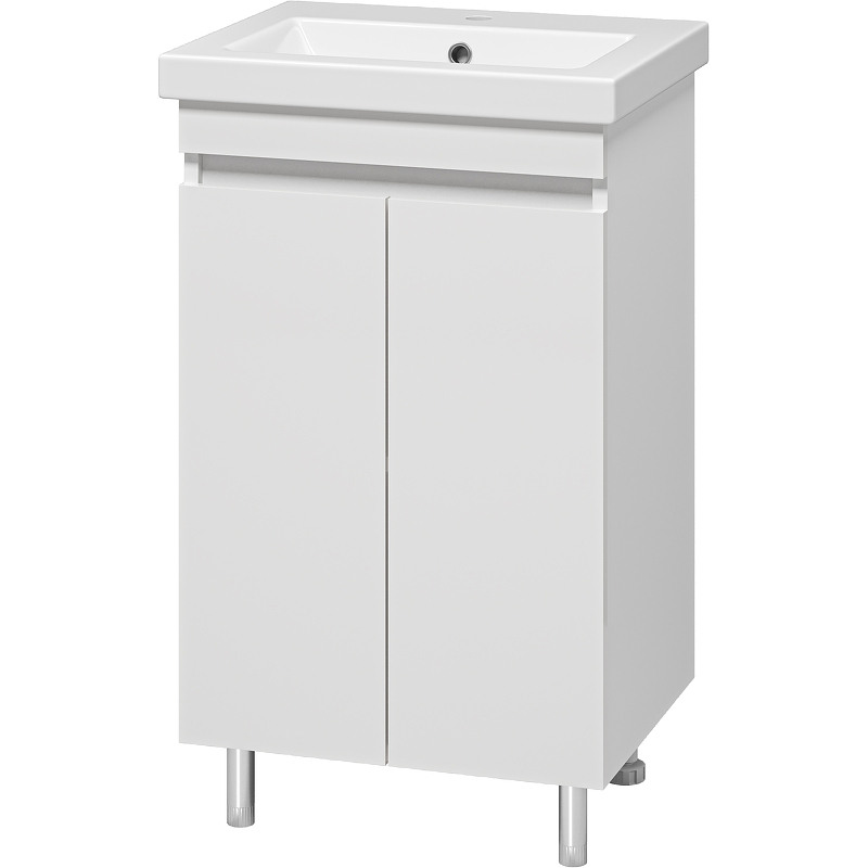 Тумба с раковиной Misty Енисей 50 УТ000009441 Белая, купить, цена, заказать, магазин, доставка, скидка, промокод, купить, цена, заказать, магазин, доставка, скидка, промокод