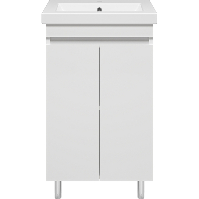 Тумба с раковиной Misty Енисей 50 УТ000009441 Белая