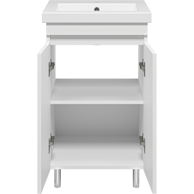 Тумба с раковиной Misty Енисей 50 УТ000009441 Белая