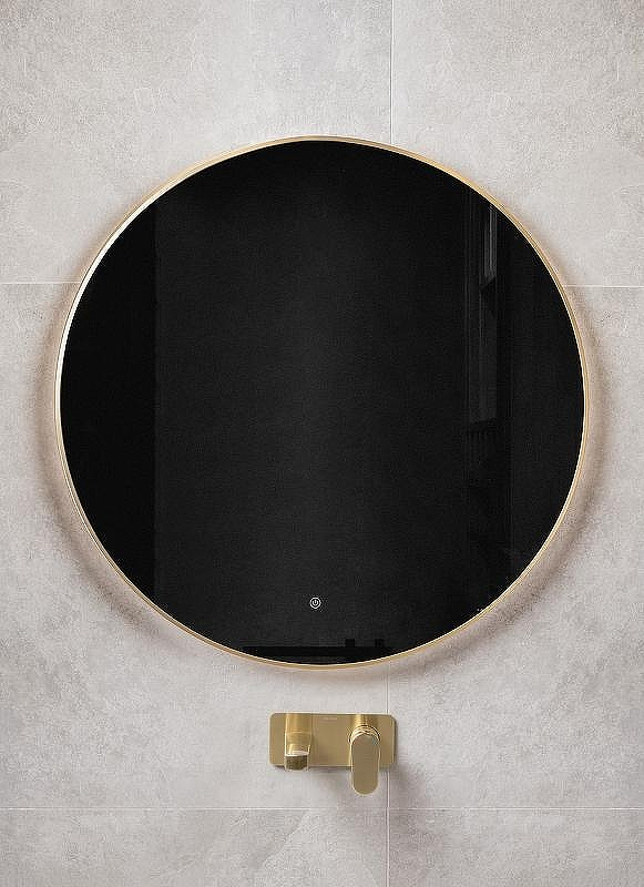 Зеркало Boheme Modern 120 545-120-MG с подсветкой Золото матовое с сенсорным выключателем и подогревом, купить, цена, заказать, магазин, доставка, скидка, промокод, купить, цена, заказать, магазин, доставка, скидка, промокод