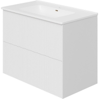 Тумба под раковину La Fenice Terra Twin 80 FNC-01-TER-B-80-2 подвесная Белая матовая, купить, цена, заказать, магазин, доставка, скидка, промокод, купить, цена, заказать, магазин, доставка, скидка, промокод