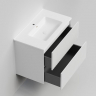 Тумба под раковину La Fenice Terra Twin 80 FNC-01-TER-B-80-2 подвесная Белая матовая, купить, цена, заказать, магазин, доставка, скидка, промокод, купить, цена, заказать, магазин, доставка, скидка, промокод