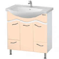 Тумба под раковину Bellezza Мари 75 4632912000227 Бежевая, купить, цена, заказать, магазин, доставка, скидка, промокод, купить, цена, заказать, магазин, доставка, скидка, промокод