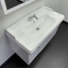 Тумба с раковиной Comforty Палини 100 00-00019754 подвесная Белый глянец, купить, цена, заказать, магазин, доставка, скидка, промокод, купить, цена, заказать, магазин, доставка, скидка, промокод