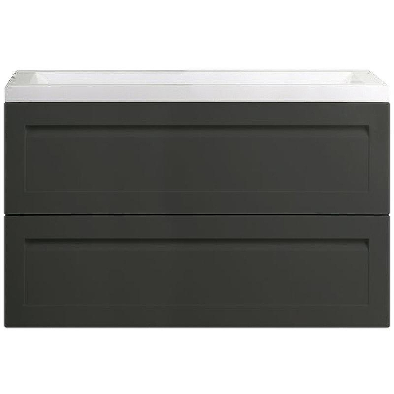 Тумба под раковину Art&Max AM-Platino-1000-2C-SO-GM подвесная Серый матовый, купить, цена, заказать, магазин, доставка, скидка, промокод, купить, цена, заказать, магазин, доставка, скидка, промокод