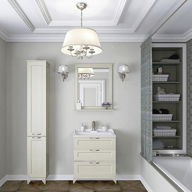 Зеркало Aquaton Леон 65 1A187102LBPR0 Дуб бежевый, купить, цена, заказать, магазин, доставка, скидка, промокод, купить, цена, заказать, магазин, доставка, скидка, промокод