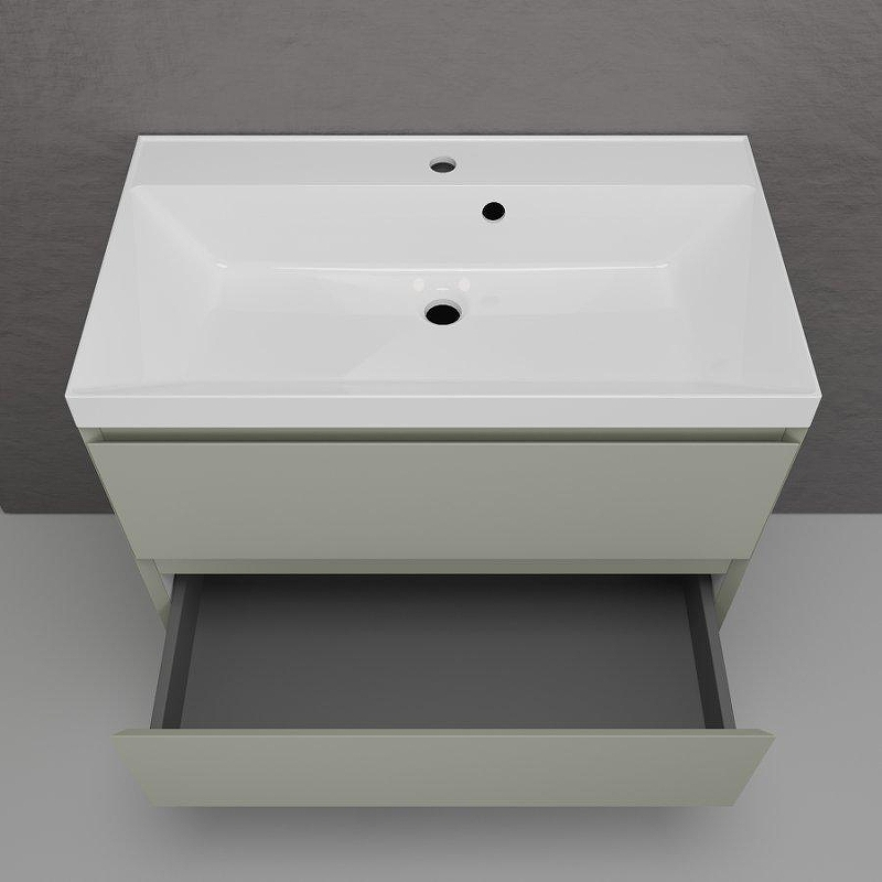 Тумба под раковину Style Line Манхэттен 80 ЛС-00002361 подвесная цвет Олива, купить, цена, заказать, магазин, доставка, скидка, промокод, купить, цена, заказать, магазин, доставка, скидка, промокод