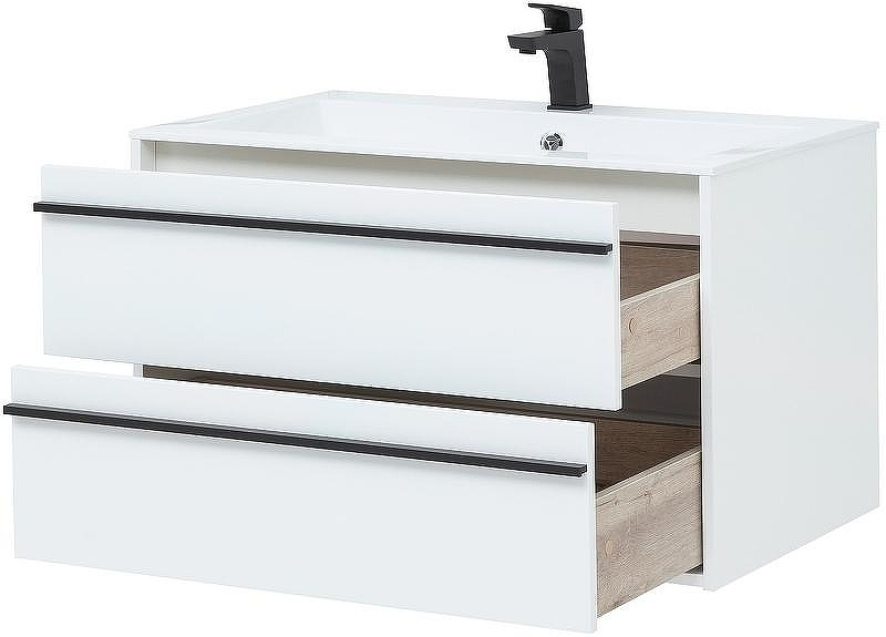 Тумба с раковиной Aquanet Lino 90 271949 подвесная Белая матовая, купить, цена, заказать, магазин, доставка, скидка, промокод, купить, цена, заказать, магазин, доставка, скидка, промокод