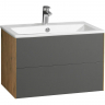 Тумба под раковину Aquaton Сохо 75 1A258101AJA00 подвесная Дуб веллингтон Графит софт, купить, цена, заказать, магазин, доставка, скидка, промокод, купить, цена, заказать, магазин, доставка, скидка, промокод