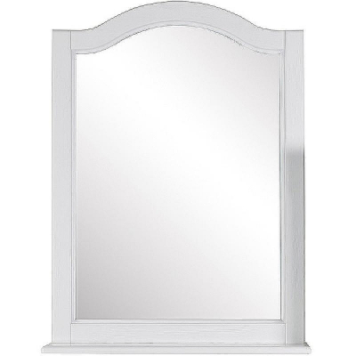 Комплект мебели для ванной ASB-Woodline Модерн 85 Белый с патиной Серебро