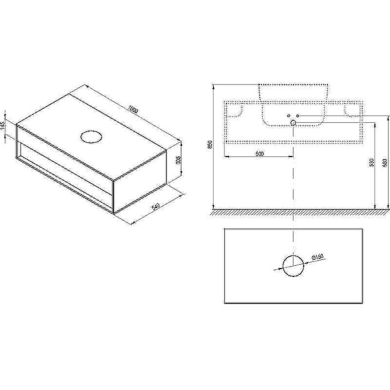 Тумба под раковину Ravak SD Step 100 X000001418 подвесная Белая Орех, купить, цена, заказать, магазин, доставка, скидка, промокод, купить, цена, заказать, магазин, доставка, скидка, промокод