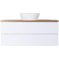 Тумба с раковиной Orange Otto 100 Ot-100TuWOOD+B08-360W подвесная Белая Ясень, купить, цена, заказать, магазин, доставка, скидка, промокод, купить, цена, заказать, магазин, доставка, скидка, промокод