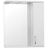 Зеркало со шкафом Style Line Эко стандарт Панда 75 С с подсветкой Белый глянец, купить, цена, заказать, магазин, доставка, скидка, промокод, купить, цена, заказать, магазин, доставка, скидка, промокод