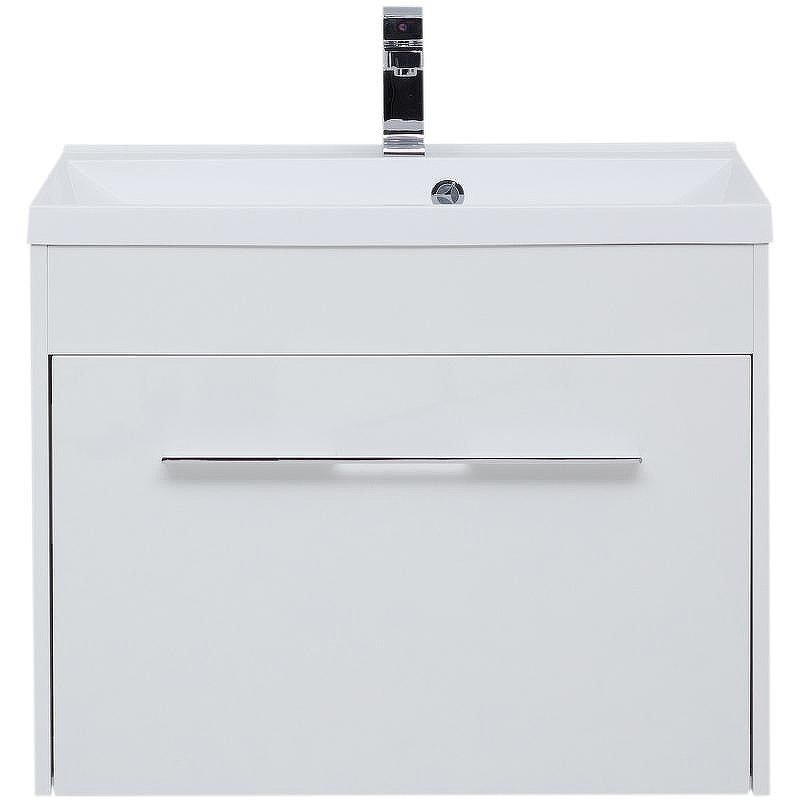 Тумба под раковину Aquanet Августа 75 274144 подвесная Белый глянец, купить, цена, заказать, магазин, доставка, скидка, промокод, купить, цена, заказать, магазин, доставка, скидка, промокод