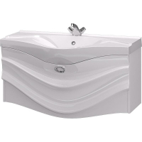 Тумба с раковиной Aima Design Eclipse 110 У40418 подвесная Белая, купить, цена, заказать, магазин, доставка, скидка, промокод, купить, цена, заказать, магазин, доставка, скидка, промокод