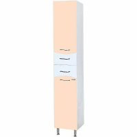 Шкаф пенал Bellezza Мари 35 4622904710074 Бежевый Белый, купить, цена, заказать, магазин, доставка, скидка, промокод, купить, цена, заказать, магазин, доставка, скидка, промокод