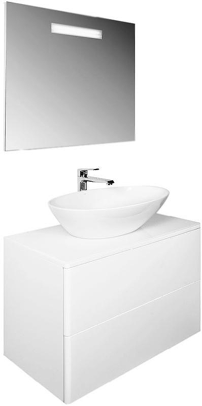 Тумба с раковиной Orange Otto 75 Ot-75TuGLASS+G56 подвесная Белая, купить, цена, заказать, магазин, доставка, скидка, промокод, купить, цена, заказать, магазин, доставка, скидка, промокод