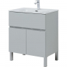 Тумба под раковину Aquanet Алвита New 70 303899 Серая матовая, купить, цена, заказать, магазин, доставка, скидка, промокод, купить, цена, заказать, магазин, доставка, скидка, промокод
