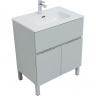 Тумба под раковину Aquanet Алвита New 70 303899 Серая матовая, купить, цена, заказать, магазин, доставка, скидка, промокод, купить, цена, заказать, магазин, доставка, скидка, промокод