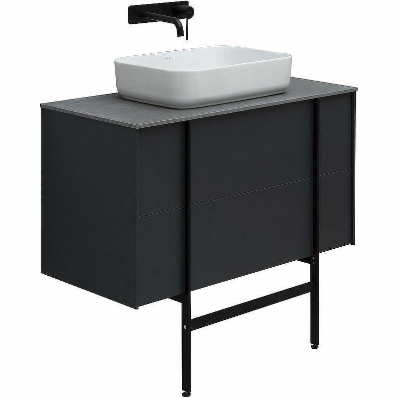 Тумба под раковину Allen Brau Reality 90 1.32006.AM подвесная Антрацит матовый, купить, цена, заказать, магазин, доставка, скидка, промокод, купить, цена, заказать, магазин, доставка, скидка, промокод