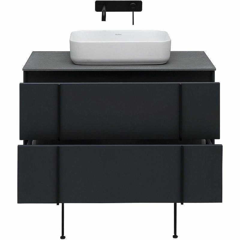 Тумба под раковину Allen Brau Reality 90 1.32006.AM подвесная Антрацит матовый, купить, цена, заказать, магазин, доставка, скидка, промокод, купить, цена, заказать, магазин, доставка, скидка, промокод