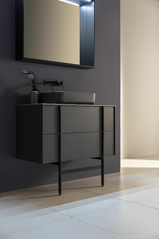 Тумба под раковину Allen Brau Reality 90 1.32006.AM подвесная Антрацит матовый, купить, цена, заказать, магазин, доставка, скидка, промокод, купить, цена, заказать, магазин, доставка, скидка, промокод