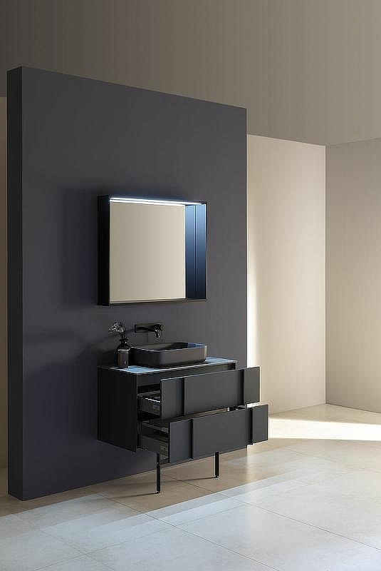 Тумба под раковину Allen Brau Reality 90 1.32006.AM подвесная Антрацит матовый, купить, цена, заказать, магазин, доставка, скидка, промокод, купить, цена, заказать, магазин, доставка, скидка, промокод