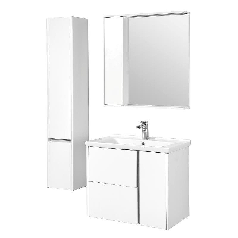 Шкаф пенал Aquaton Стоун 30 L1A228403SX01L подвесной Белый, купить, цена, заказать, магазин, доставка, скидка, промокод, купить, цена, заказать, магазин, доставка, скидка, промокод