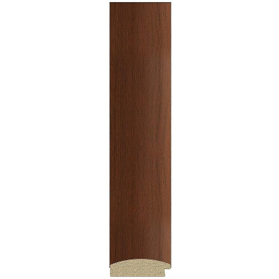 Зеркало Evoform Definite 146х56 BY 1074 в багетной раме - Орех 65