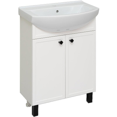 Тумба под раковину Runo Римини 65 00-00001254 Белая