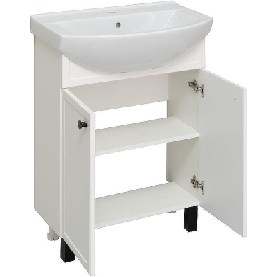 Тумба под раковину Runo Римини 65 00-00001254 Белая