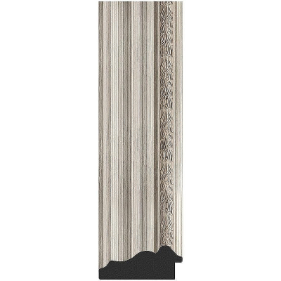 Зеркало Evoform Exclusive 116х56 BY 1247 с фацетом в багетной раме - Римское серебро 88