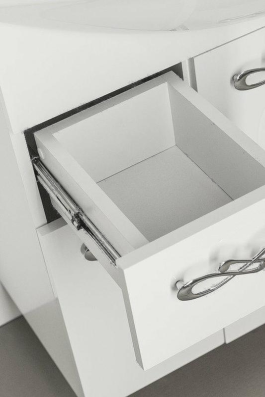 Тумба под раковину Style Line Венеция 75 ЛС-00002282 Белый глянец, купить, цена, заказать, магазин, доставка, скидка, промокод, купить, цена, заказать, магазин, доставка, скидка, промокод