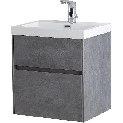 Тумба под раковину BelBagno Pietra Mini 50 PIETRA MINI-500AS-2C-SO-SCM подвесная Stucco Cemento