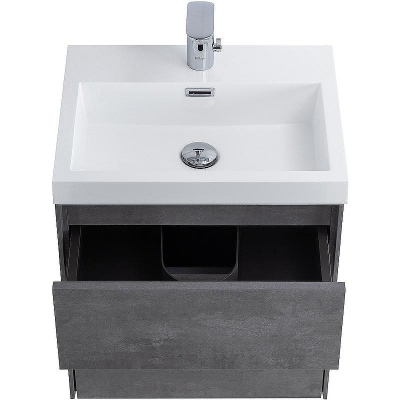 Тумба под раковину BelBagno Pietra Mini 50 PIETRA MINI-500AS-2C-SO-SCM подвесная Stucco Cemento