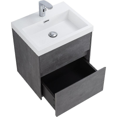 Тумба под раковину BelBagno Pietra Mini 50 PIETRA MINI-500AS-2C-SO-SCM подвесная Stucco Cemento