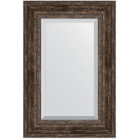 Зеркало Evoform Exclusive 92х62 BY 3430 с фацетом в багетной раме - Состаренное дерево с орнаментом 120, купить, цена, заказать, магазин, доставка, скидка, промокод, купить, цена, заказать, магазин, доставка, скидка, промокод