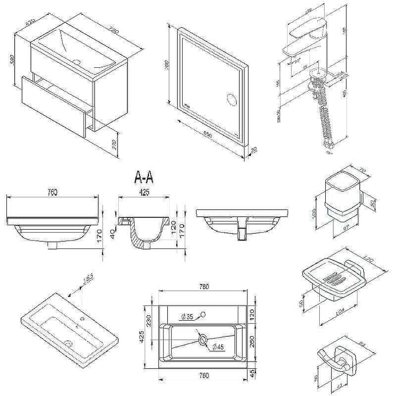 Комплект мебели для ванной AM.PM Gem 75 BK90GN подвесной Черный матовый со смесителем для раковины и аксессуарами, купить, цена, заказать, магазин, доставка, скидка, промокод, купить, цена, заказать, магазин, доставка, скидка, промокод