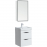 Тумба под раковину Aquanet Ирис new 50 310143 подвесная Белый глянец, купить, цена, заказать, магазин, доставка, скидка, промокод, купить, цена, заказать, магазин, доставка, скидка, промокод