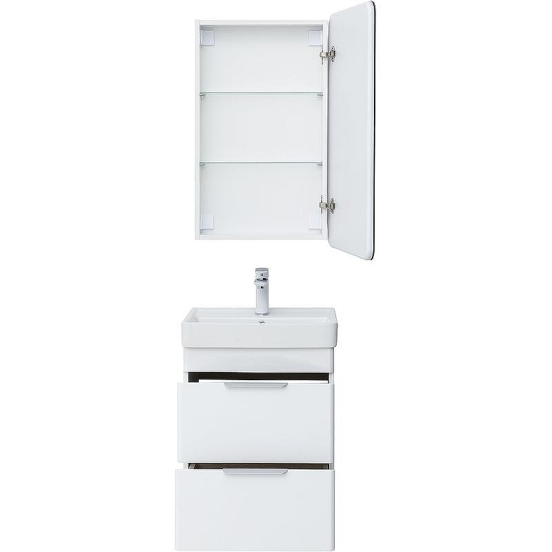 Тумба под раковину Aquanet Ирис new 50 310143 подвесная Белый глянец, купить, цена, заказать, магазин, доставка, скидка, промокод, купить, цена, заказать, магазин, доставка, скидка, промокод