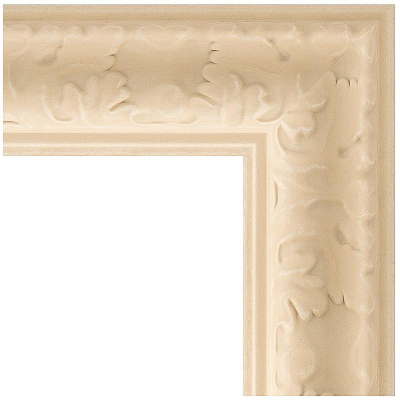 Зеркало Evoform Exclusive-G 124х55 BY 4054 с гравировкой в багетной раме - Старый гипс 82