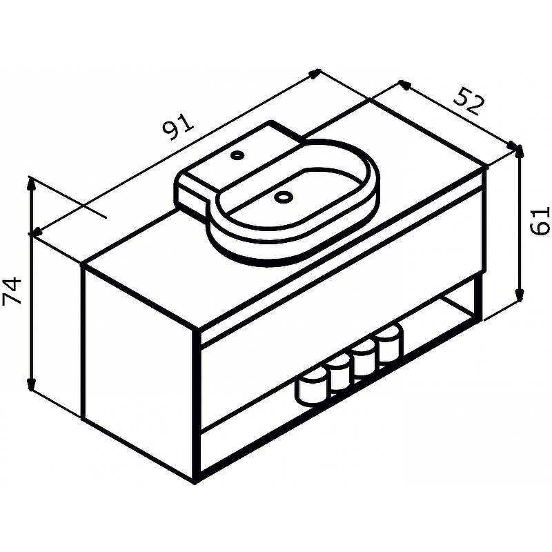 Тумба под раковину Orka Knidos 90 3001004 подвесная Legnano, купить, цена, заказать, магазин, доставка, скидка, промокод, купить, цена, заказать, магазин, доставка, скидка, промокод