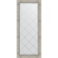 Зеркало Evoform Exclusive-G 156х66 BY 4147 с гравировкой в багетной раме - Римское серебро 88, купить, цена, заказать, магазин, доставка, скидка, промокод, купить, цена, заказать, магазин, доставка, скидка, промокод