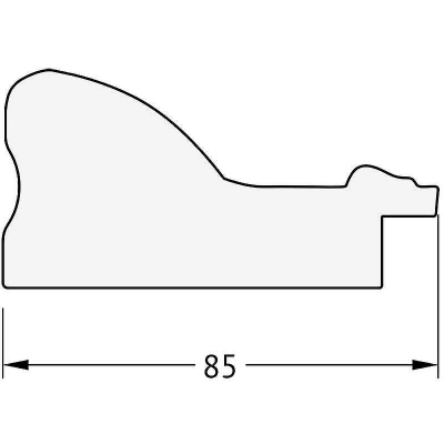 Зеркало Evoform Exclusive-G 157х75 BY 4271 с гравировкой в багетной раме - Виньетка бронзовая 85