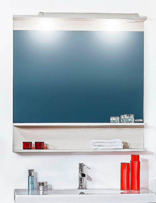 Зеркало Бриклаер Чили 90 4627125414961 с подсветкой Светлая лиственница, купить, цена, заказать, магазин, доставка, скидка, промокод, купить, цена, заказать, магазин, доставка, скидка, промокод