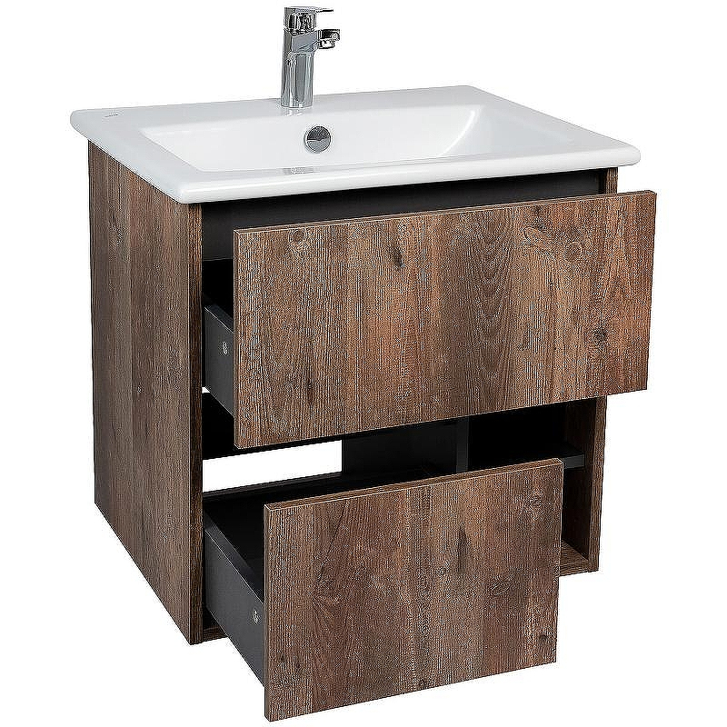 Тумба под раковину VIANT Люксембург 60 VLUX60ELD-T2YP подвесная Кейптаун, купить, цена, заказать, магазин, доставка, скидка, промокод, купить, цена, заказать, магазин, доставка, скидка, промокод