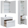 Комплект мебели для ванной Aquanet Августа 75 225246 подвесной Белый, купить, цена, заказать, магазин, доставка, скидка, промокод, купить, цена, заказать, магазин, доставка, скидка, промокод
